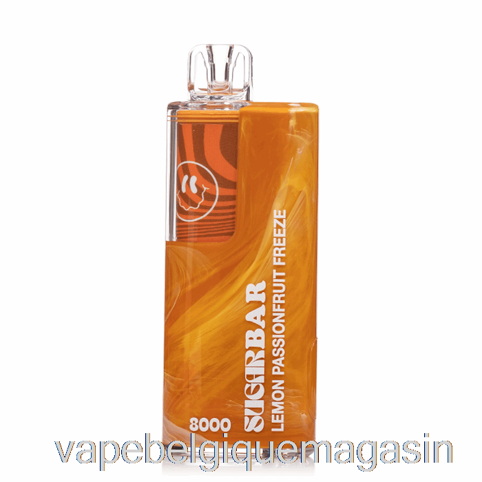 Vape Barre De Sucre Jetable Sb8000 Jetable Citron Fruit De La Passion Geler
